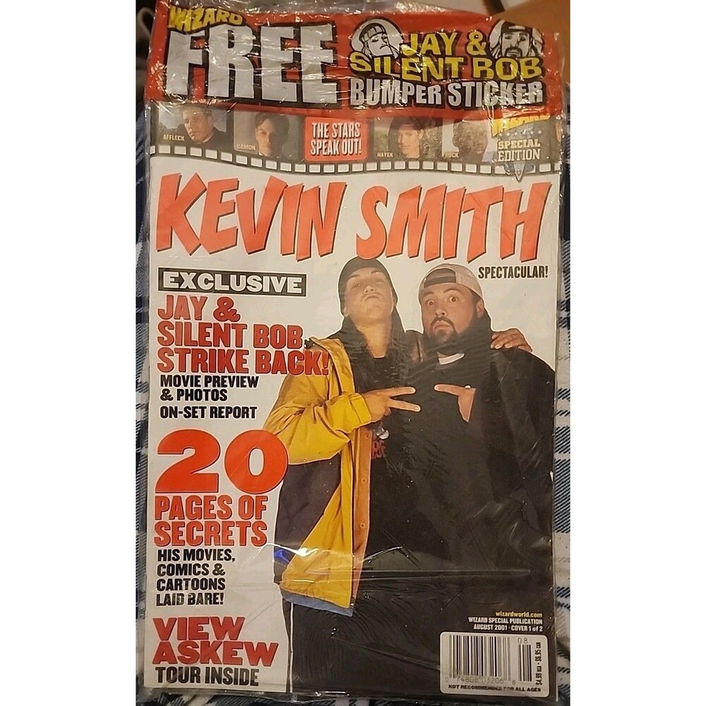 WIZARD MAGAZINE Kevin Smith Spectacular BRAND NEW SEALED August 2001 - HTF